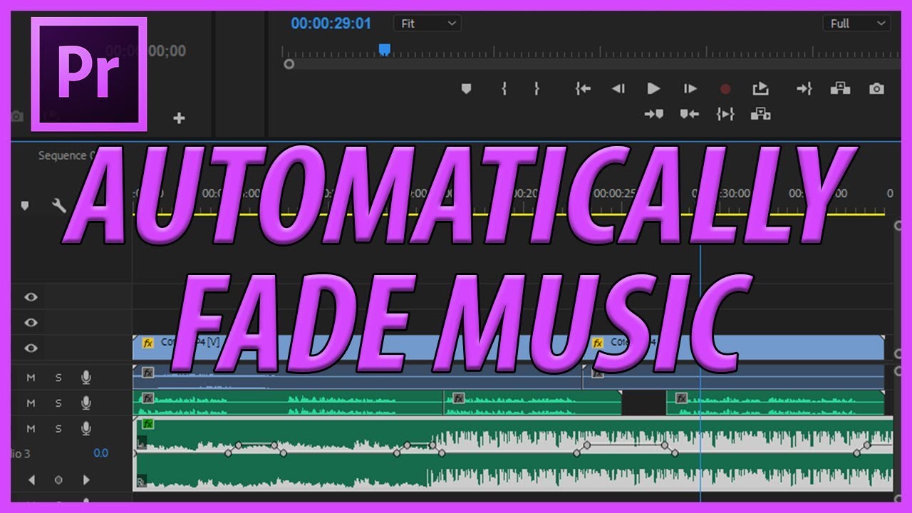 How to Automatically Fade Music in and out in Adobe Premiere Pro CC (2018)