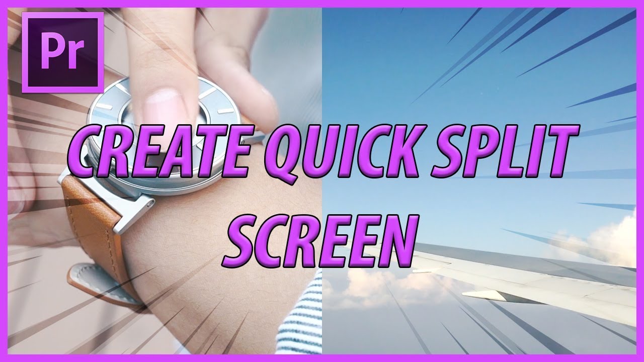 How to Create a Quick Splitscreen in Adobe Premiere Pro CC (2018)