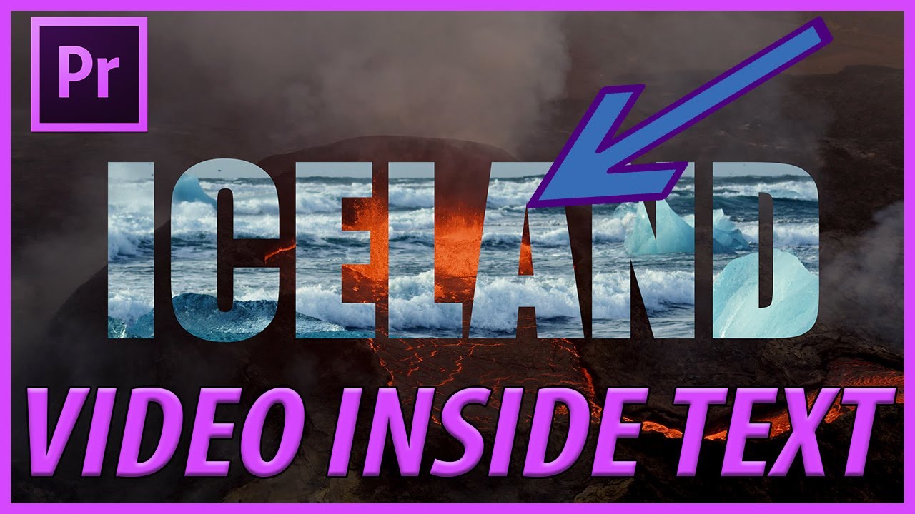 How to Put Video Inside Text in Adobe Premiere Pro 2024