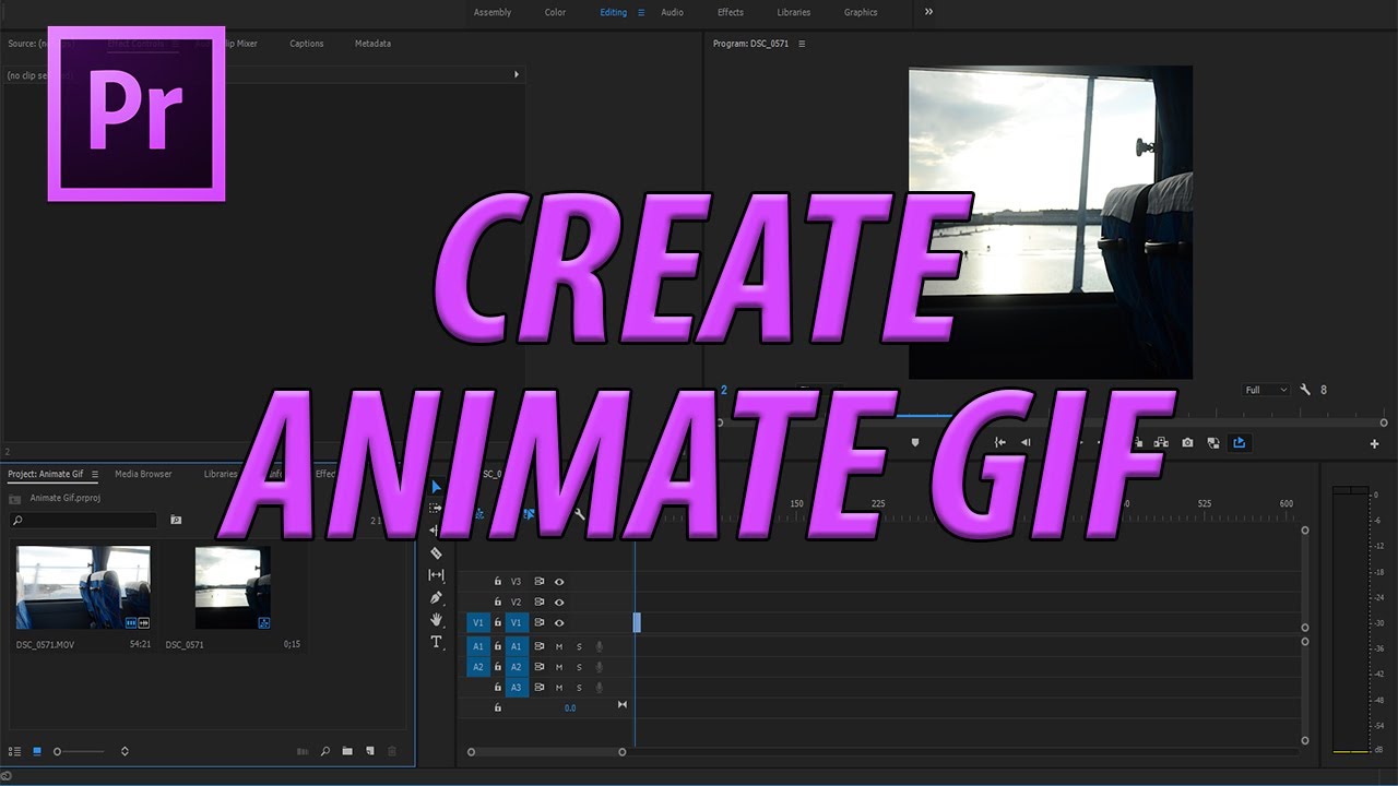 How to Create a GIF in Premiere Pro CC (2018)
