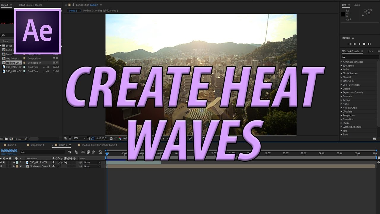 How to Create Heatwaves in Adobe After Effects CC